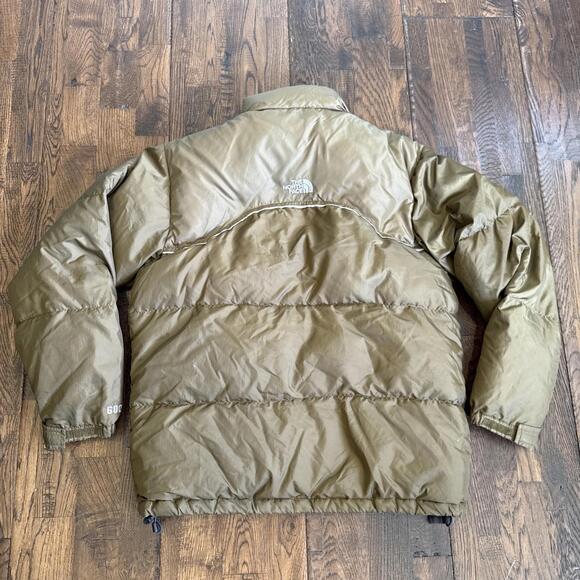 The North Face Boys 600‑Fill Down Puffer Jacket — Size Large — Brown — Excellent - Picture 7 of 9